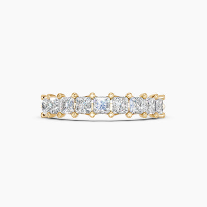 Derosa Jewels Lab Grown Princess Cut Diamond Ring for Women, Lightweight 925 Sterling Silver, Yellow Gold Plated & Rose Gold Plated Options, Minimalist Stackable Engagement Ring