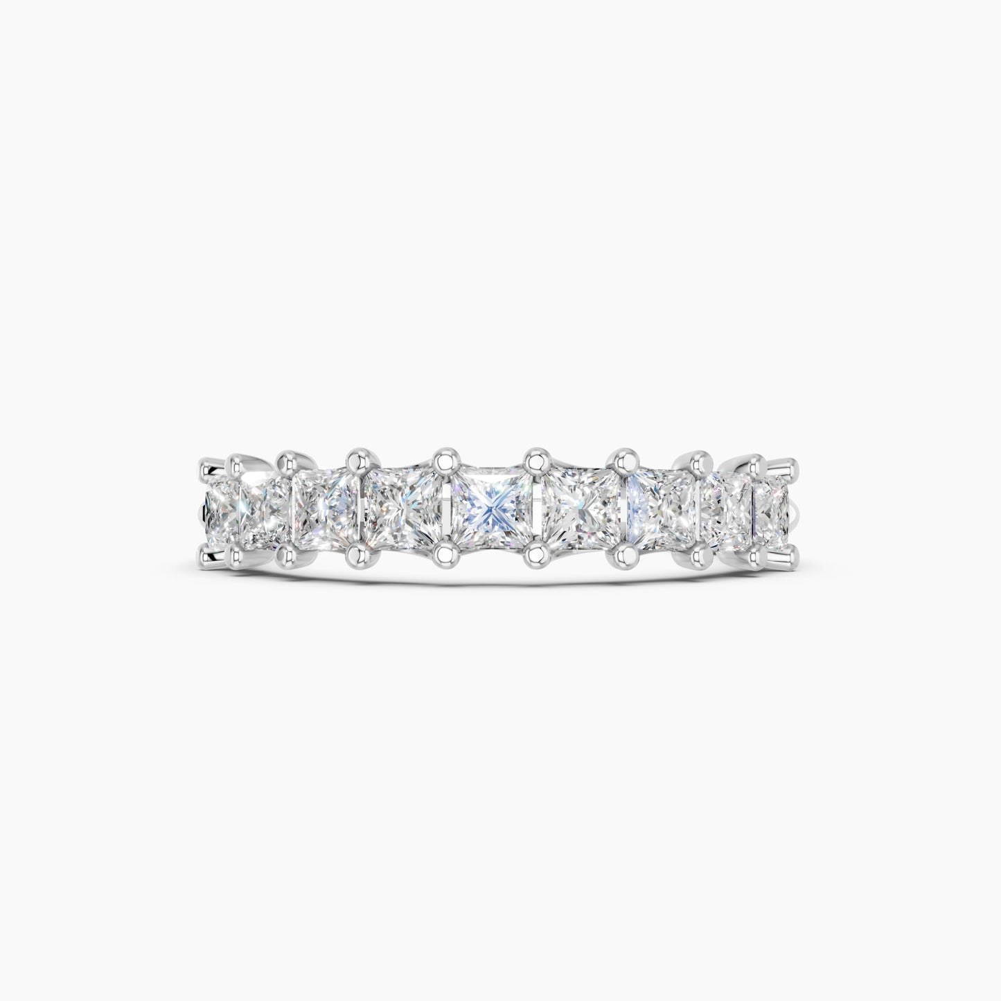 Derosa Jewels Lab Grown Princess Cut Diamond Ring for Women, Lightweight 925 Sterling Silver, Yellow Gold Plated & Rose Gold Plated Options, Minimalist Stackable Engagement Ring